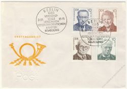 DDR 1989 FDC Mi-Nr. 3222-3225 SSt. Persnlichkeiten der deutschen Arbeiterbewegung