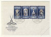 DDR 1989 FDC Mi-Nr. 3241I-3244I SSt. Meiner Porzellan