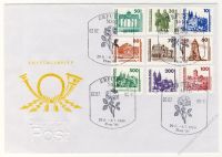 DDR 1990 FDC Mi-Nr. 3344-3352 SSt. Bauwerke und Denkmler