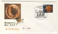 DDR 1990 FDC Mi-Nr. 3360-3363 SSt. Kongress der Internationalen Astronautischen Fderation