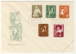 DDR 1959 FDC Mi-Nr. 693-697 ESt. Dresdener Gemldegalerie