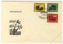 DDR 1959 FDC Mi-Nr. 698-703 SSt. Heimische Vögel