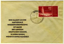 DDR 1958 FDC Mi-Nr. 651 SSt. Einweihung der Nationalen Gedenksttte Buchenwald