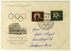 DDR 1960 FDC Mi-Nr. 746-749 SSt. Olympische Sommer- und Winterspiele