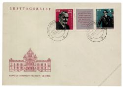 DDR 1962 FDC Mi-Nr. 893-894 (ZD) ESt. 80. Geburtstag von Georgi M. Dimitrow