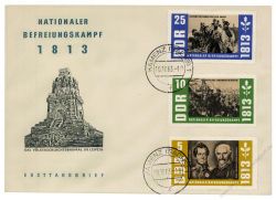 DDR 1963 FDC Mi-Nr. 988-992 ESt. 150. Jahrestag der Befreiungskriege