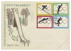 DDR 1963 FDC Mi-Nr. 1000-1003 SSt. Olympische Winterspiele