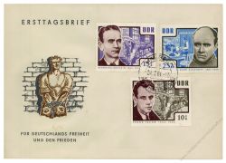 DDR 1964 FDC Mi-Nr. 1014-1019 ESt. Erhaltung der Nationalen Mahn- und Gedenksttten