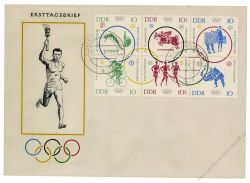 DDR 1964 FDC Mi-Nr. 1039-1044 (ZD) ESt. Olympische Sommerspiele