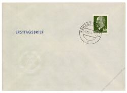 DDR 1964 FDC Mi-Nr. 1080 ESt. Staatsratsvorsitzender Walter Ulbricht