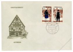 DDR 1966 FDC Mi-Nr. 1214-1219 (ZD) ESt. Volkstrachten