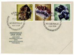 DDR 1972 FDC Mi-Nr. 1737-1742 SSt. Minerale aus den Sammlungen der Bergakademie Freiberg