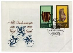 DDR 1977 FDC Mi-Nr. 2224-2228 SSt. Alte Musikinstrumente