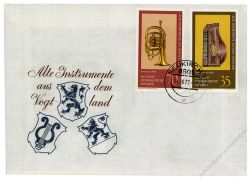 DDR 1977 FDC Mi-Nr. 2224-2228 ESt. Alte Musikinstrumente