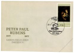 DDR 1977 FDC Mi-Nr. 2229-2234 SSt. 400. Geburtstag von Peter Paul Rubens