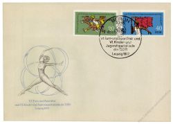 DDR 1977 FDC Mi-Nr. 2241-2246 SSt. Turn- und Sportfest