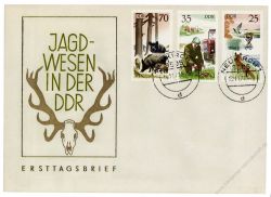 DDR 1977 FDC Mi-Nr. 2270-2275 ESt. Jagdwesen