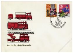 DDR 1977 FDC Mi-Nr. 2276-2280 SSt. Feuerwehr