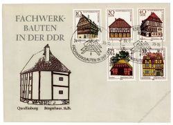 DDR 1978 FDC Mi-Nr. 2294-2298 SSt. Fachwerkbauten