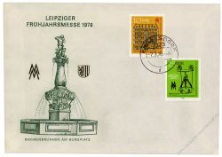 DDR 1978 FDC Mi-Nr. 2308-2309 ESt. Leipziger Frhjahrsmesse