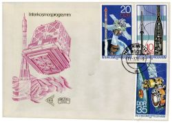 DDR 1978 FDC Mi-Nr. 2310-2312 ESt. Interkosmosprogramm