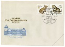 DDR 1978 FDC Mi-Nr. 2322-2325 SSt. 100 Jahre Zoologischer Garten Leipzig