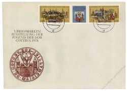 DDR 1978 FDC Mi-Nr. 2343-2344 (ZD) ESt. Briefmarkenausstellung der Jugend