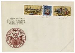DDR 1978 FDC Mi-Nr. 2343-2344 (ZD) ESt. Briefmarkenausstellung der Jugend