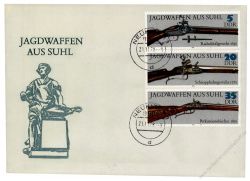DDR 1978 FDC Mi-Nr. 2376-2381 (ZD) ESt. Jagdwaffen aus Suhl