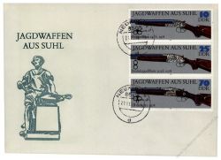 DDR 1978 FDC Mi-Nr. 2376-2381 (ZD) ESt. Jagdwaffen aus Suhl