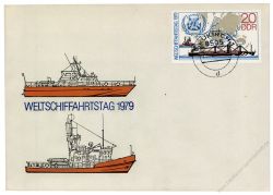 DDR 1979 FDC Mi-Nr. 2405 ESt. Weltschifffahrtstag