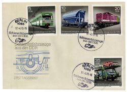 DDR 1979 FDC Mi-Nr. 2414-2417 SSt. Schienenfahrzeuge