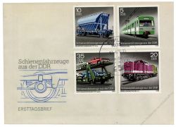 DDR 1979 FDC Mi-Nr. 2414-2417 SSt. Schienenfahrzeuge