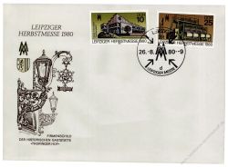 DDR 1980 FDC Mi-Nr. 2539-2540 SSt. Leipziger Herbstmesse