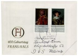 DDR 1980 FDC Mi-Nr. 2543-2546 SSt. 400. Geburtstag von Frans Hals