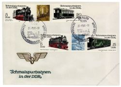 DDR 1981 FDC Mi-Nr. 2629-2632 (ZD) SSt. Schmalspurbahnen