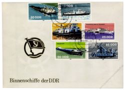 DDR 1981 FDC Mi-Nr. 2651-2656 ESt. Binnenschiffe