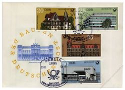 DDR 1982 FDC Mi-Nr. 2673-2676 SSt. Bauten der Deutschen Post