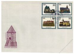 DDR 1984 FDC Mi-Nr. 2910-2913 ESt. Burgen