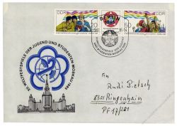 DDR 1985 FDC Mi-Nr. 2959-2960 (ZD) SSt. Weltfestspiele der Jugend und Studenten