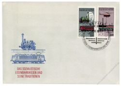 DDR 1985 FDC Mi-Nr. 2968-2971 SSt. Eisenbahnwesen