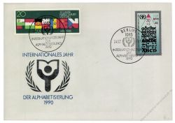 DDR 1990 FDC Mi-Nr. 3353 SSt. Internationales Jahr der Alphabetisierung