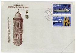 DDR 1986 FDC Mi-Nr. 3003-3004 ESt. Leipziger Frhjahrsmesse