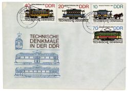 DDR 1986 FDC Mi-Nr. 3015-3018 ESt. Technische Denkmale