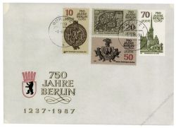 DDR 1986 FDC Mi-Nr. 3023-3026 ESt. 750 Jahre Berlin