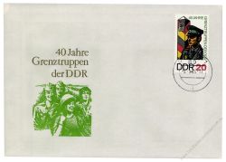 DDR 1986 FDC Mi-Nr. 3048 ESt. 40 Jahre Grenztruppen