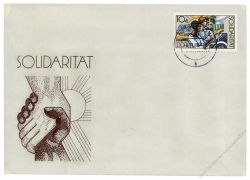 DDR 1986 FDC Mi-Nr. 3054 ESt. Internationale Solidaritt