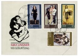 DDR 1988 FDC Mi-Nr. 3209-3212 SSt. 100. Geburtstag von Max Lingner