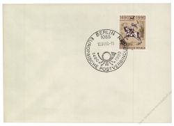 DDR 1990 FDC Mi-Nr. 3299 SSt. 500 Jahre internationale Postverbindungen in Europa
