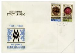 DDR 1990 FDC Mi-Nr. 3316-3317 ESt. Leipziger Frhjahrsmesse